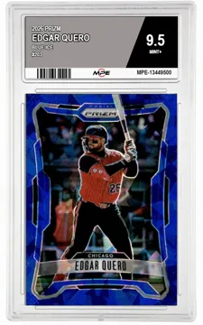 2026 PRIZM BLUE ICE #203 EDGAR QUERO MPE 9.5 MINT+ — graded card up for auction