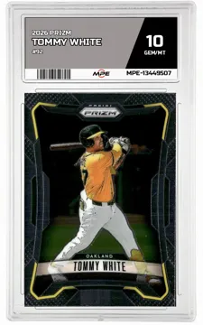 2026 PRIZM #92 TOMMY WHITE MPE 10 GEM/MT — graded card up for auction