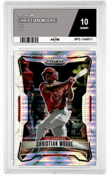 2026 PRIZM PULSAR #162 CHRISTIAN MOORE MPE 10 GEM/MT — graded card up for auction