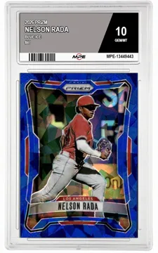 2026 PRIZM BLUE ICE #47 NELSON RADA MPE 10 GEM/MT — graded card up for auction