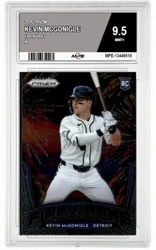 2026 PRIZM FIREWORKS #9 KEVIN MCGONIGLE MPE 9.5 MINT+ — graded card up for auction