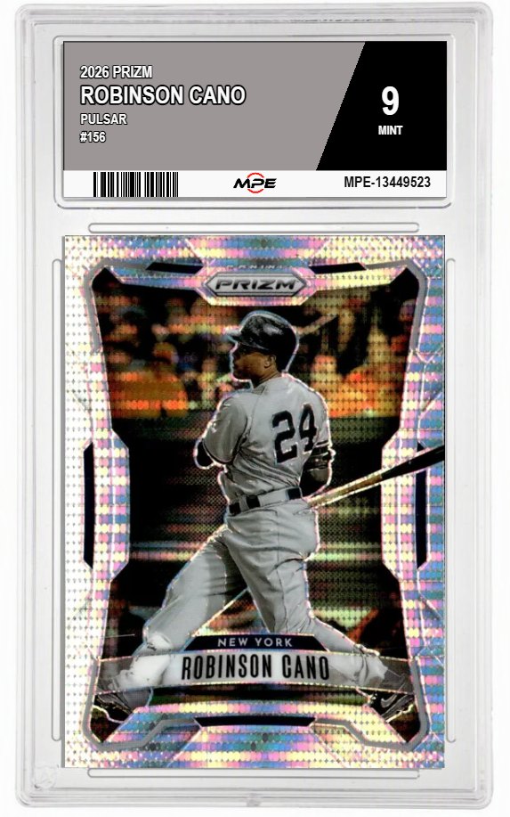2026 PRIZM PULSAR #156 ROBINSON CANO MPE 9 MINT — graded card auctioned from the MPE vault