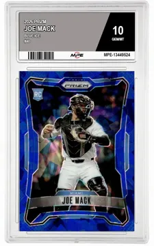 2026 PRIZM BLUE ICE #40 JOE MACK MPE 10 GEM/MT — graded card up for auction