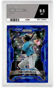 2026 PRIZM BLUE ICE #140 CAM CANNARELLA MPE 9.5 MINT+ — graded card up for auction