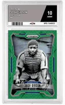 2026 PRIZM GREEN PRIZM #88 JOSH GIBSON MPE 10 GEM/MT — graded card up for auction