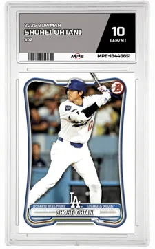 2026 BOWMAN #52 SHOHEI OHTANI MPE 10 GEM/MT — graded card up for auction