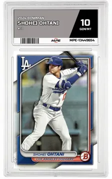 2024 BOWMAN #33 SHOHEI OHTANI MPE 10 GEM/MT — graded card up for auction