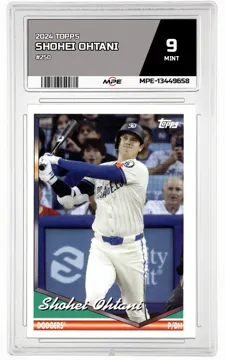 2024 TOPPS #250 SHOHEI OHTANI MPE 9 MINT — graded card up for auction
