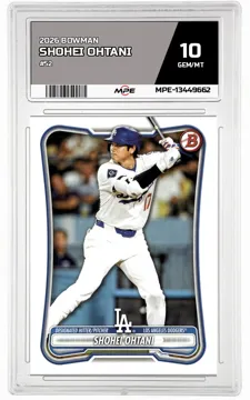 2026 BOWMAN #52 SHOHEI OHTANI MPE 10 GEM/MT — graded card up for auction
