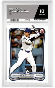2026 BOWMAN #52 SHOHEI OHTANI MPE 10 GEM/MT — graded card up for auction