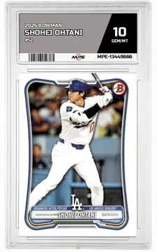 2026 BOWMAN #52 SHOHEI OHTANI MPE 10 GEM/MT — graded card up for auction