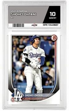 2025 BOWMAN #17 SHOHEI OHTANI MPE 10 GEM/MT — graded card up for auction