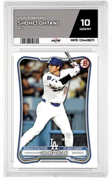 2026 BOWMAN #52 SHOHEI OHTANI MPE 10 GEM/MT — graded card up for auction