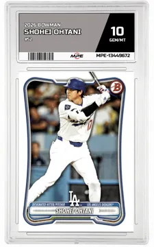 2026 BOWMAN #52 SHOHEI OHTANI MPE 10 GEM/MT — graded card up for auction