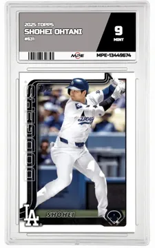 2025 TOPPS #631 SHOHEI OHTANI MPE 9 MINT — graded card up for auction
