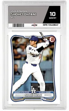 2026 BOWMAN #52 SHOHEI OHTANI MPE 10 GEM/MT — graded card up for auction