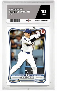 2026 BOWMAN #52 SHOHEI OHTANI MPE 10 GEM/MT — graded card up for auction