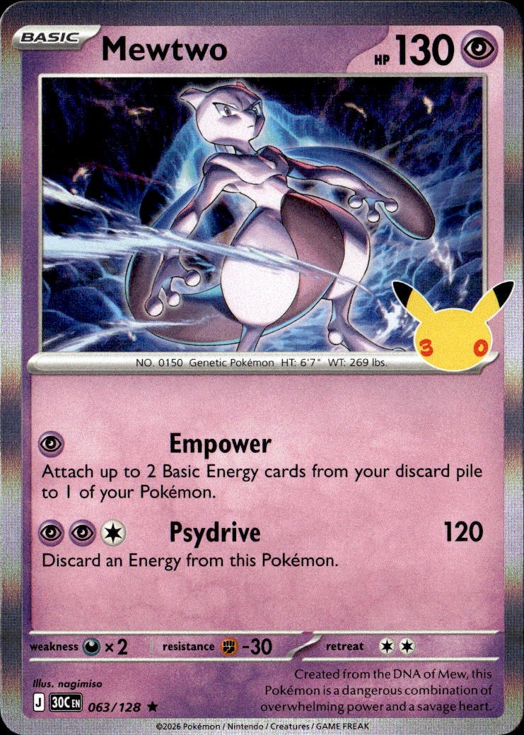 2015 Pokemon Bkt En Mewtwo graded slab