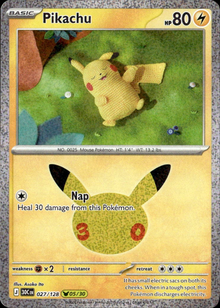 Pikachu graded slab