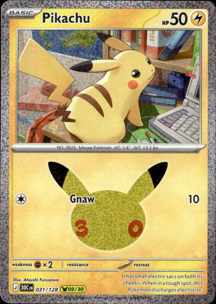 Pikachu graded slab