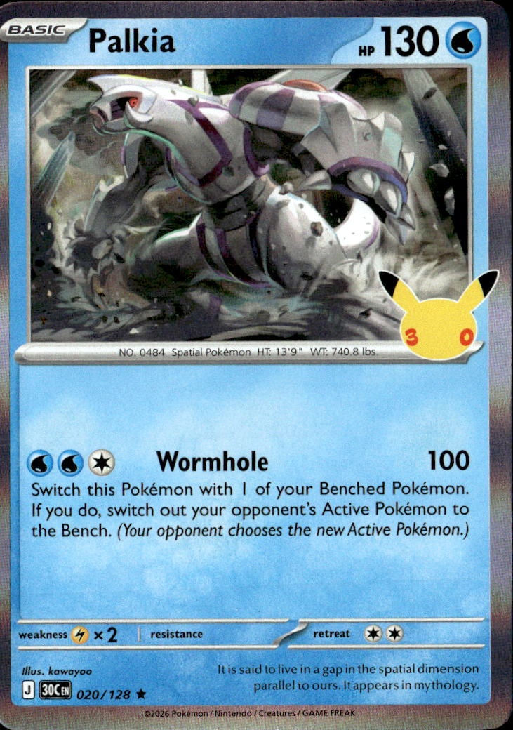 2018 Pokemon Fli En Palkia graded slab