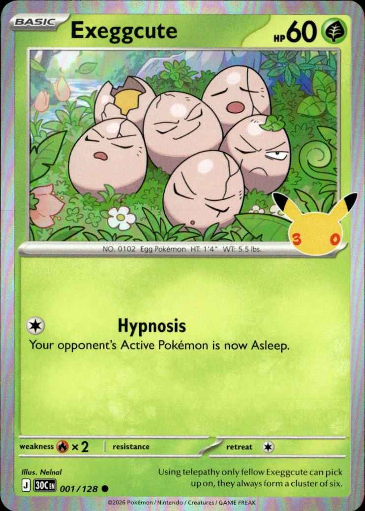 Exeggcute graded slab