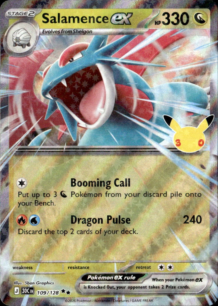 2021 Pokemon Evs En Salamence Ex graded slab