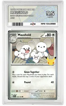 2026 POKEMON 30C EN 30th Celebration-HOLO #125 MAUSHOLD MPE 9.5 MINT+ — graded card up for auction