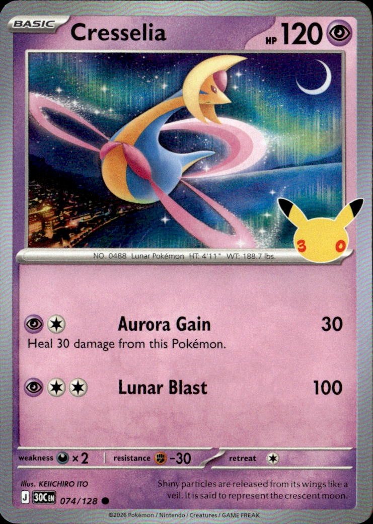 2022 Pokemon Lor En Cresselia graded slab