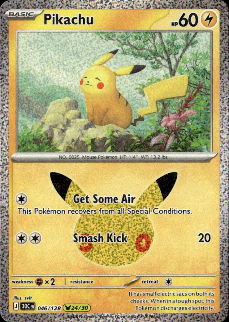 2026 Pokemon 30C En Pikachu graded slab
