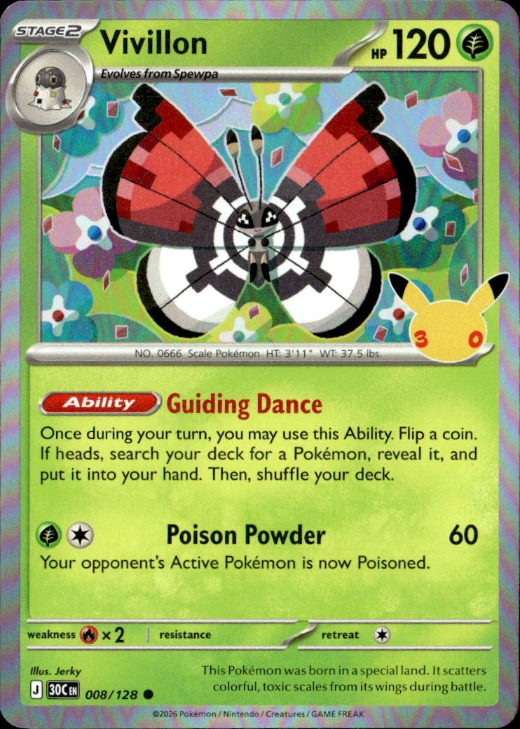 2018 Pokemon Fli En Vivillon graded slab