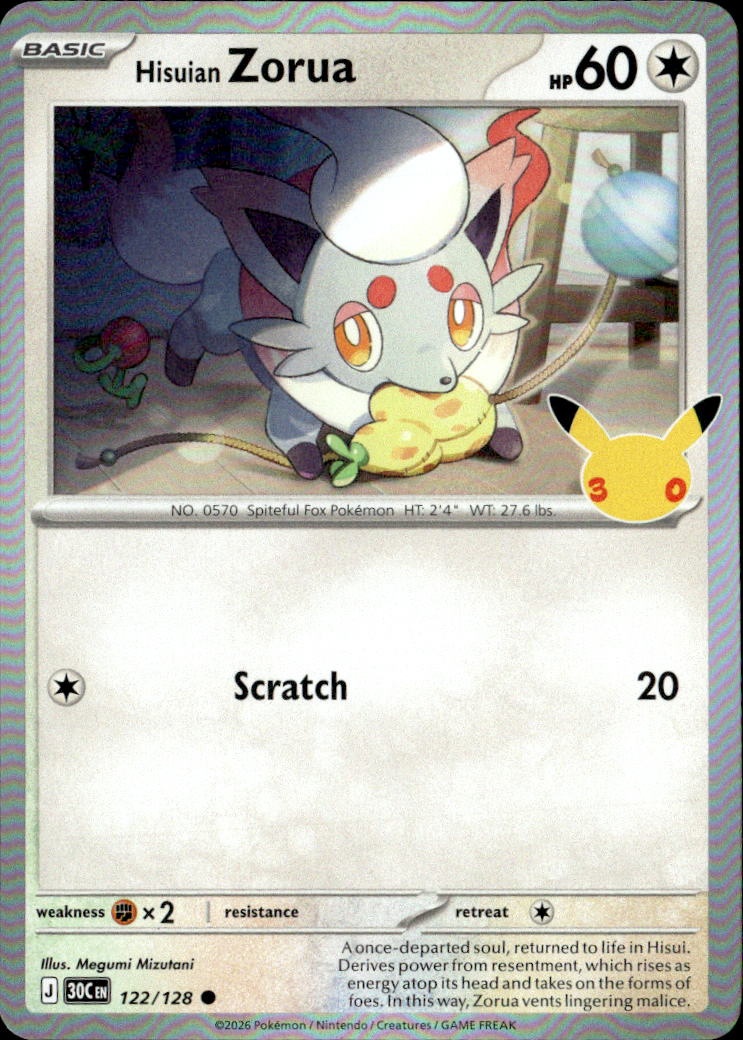 Hisuian Zorua graded slab