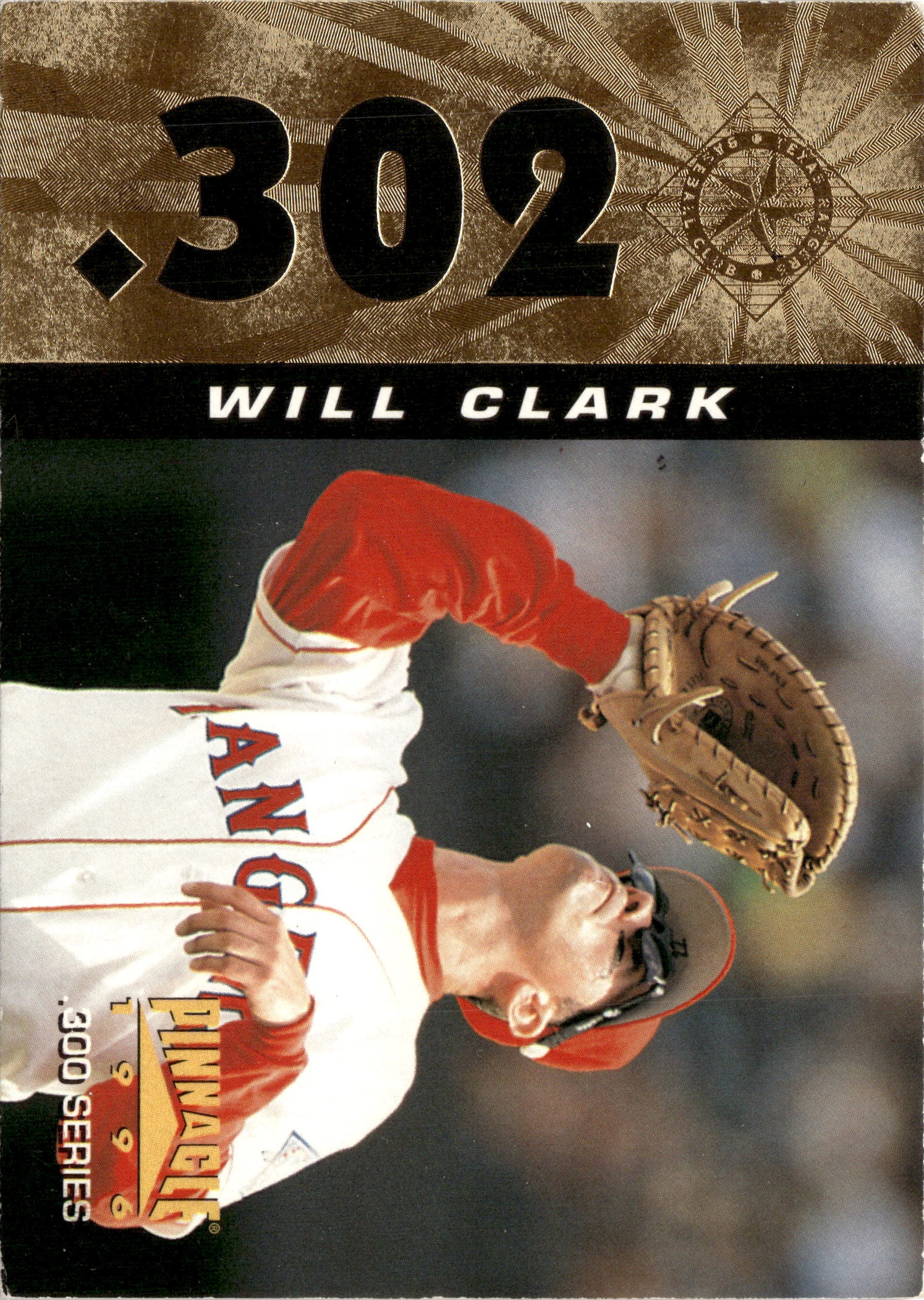 1996 Pinnacle Will Clark graded slab