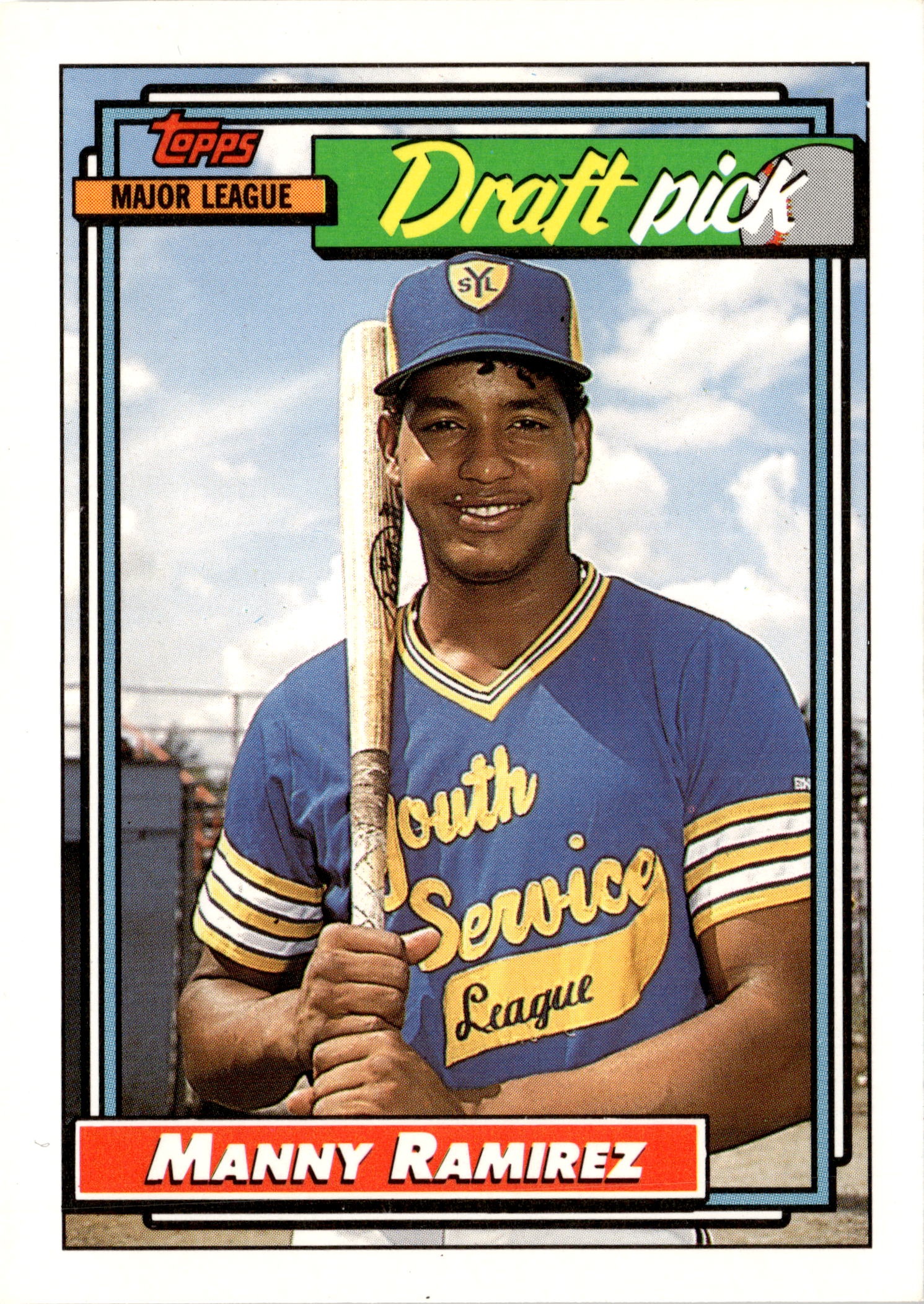 1992 Topps Manny Ramirez graded slab