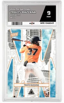 2024 THE NATIONAL PROSPECTS #RP18 TRAVIS BAZZANA MPE 9 MINT — graded card up for auction