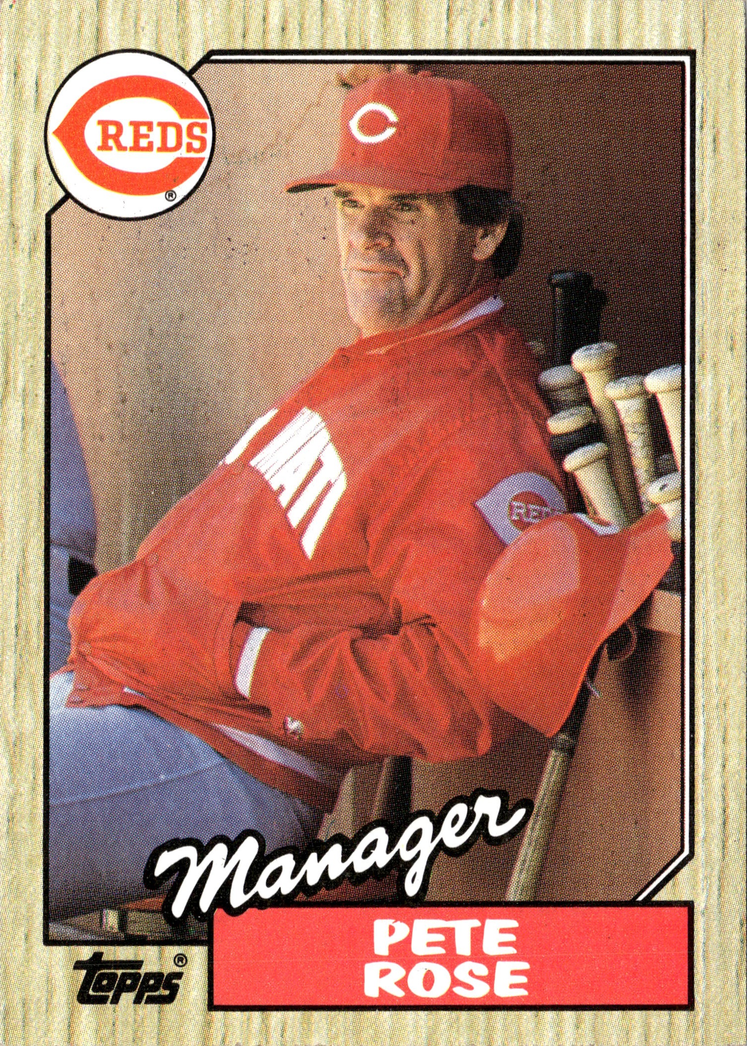 1987 Topps Pete Rose graded slab
