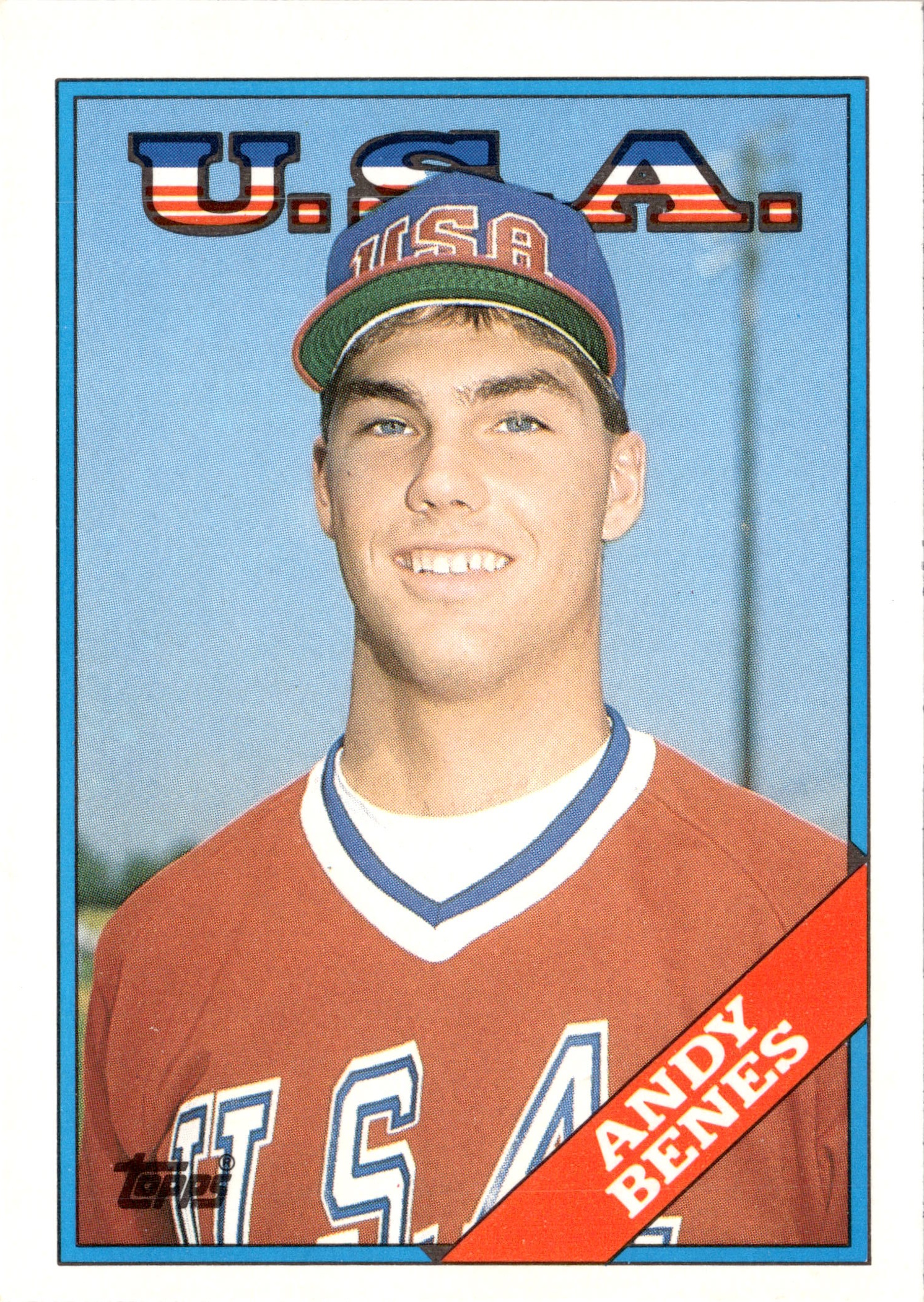 1988 Topps Traded Andy Benes graded slab