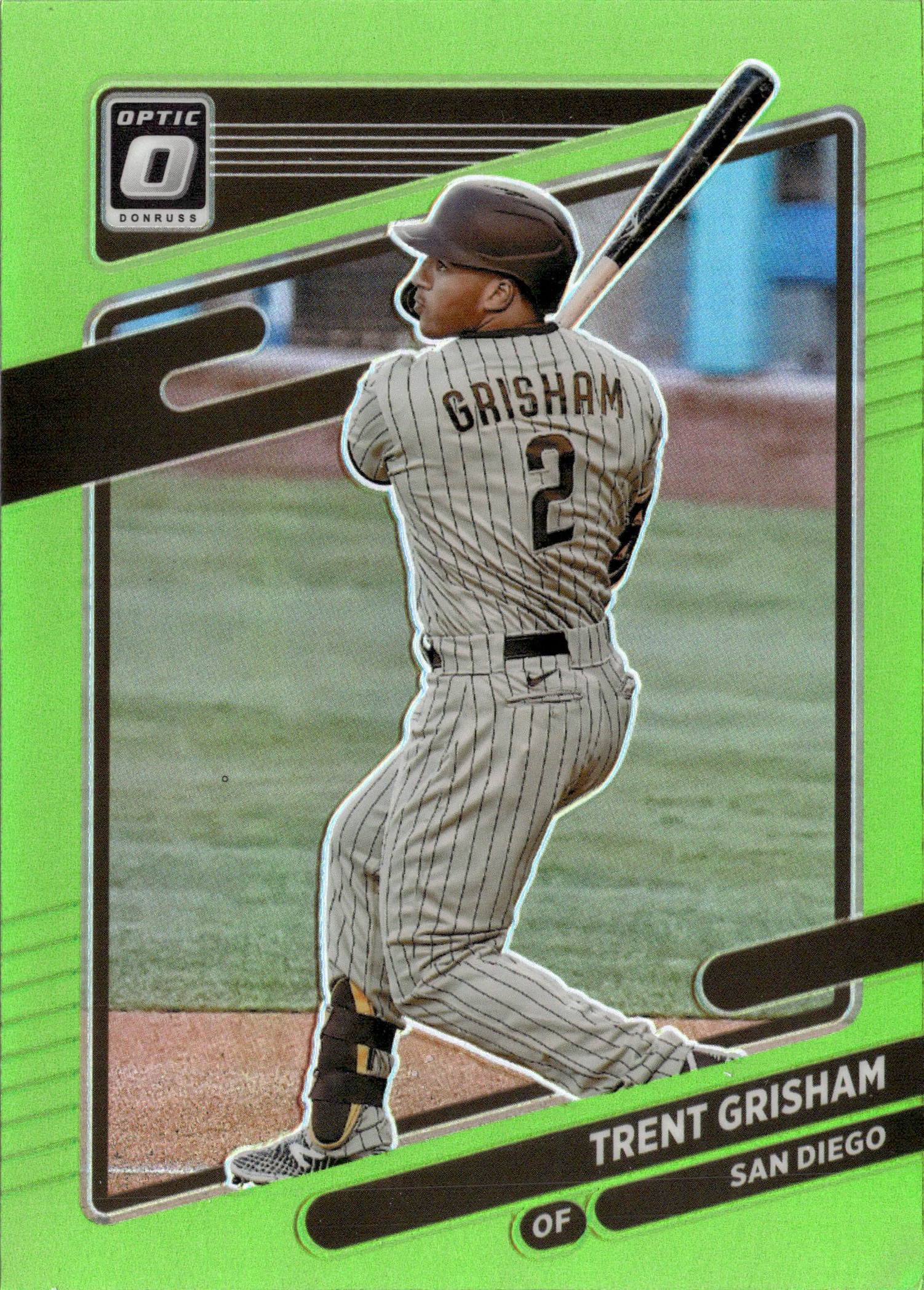 2021 Donruss Optic Trent Grisham graded slab