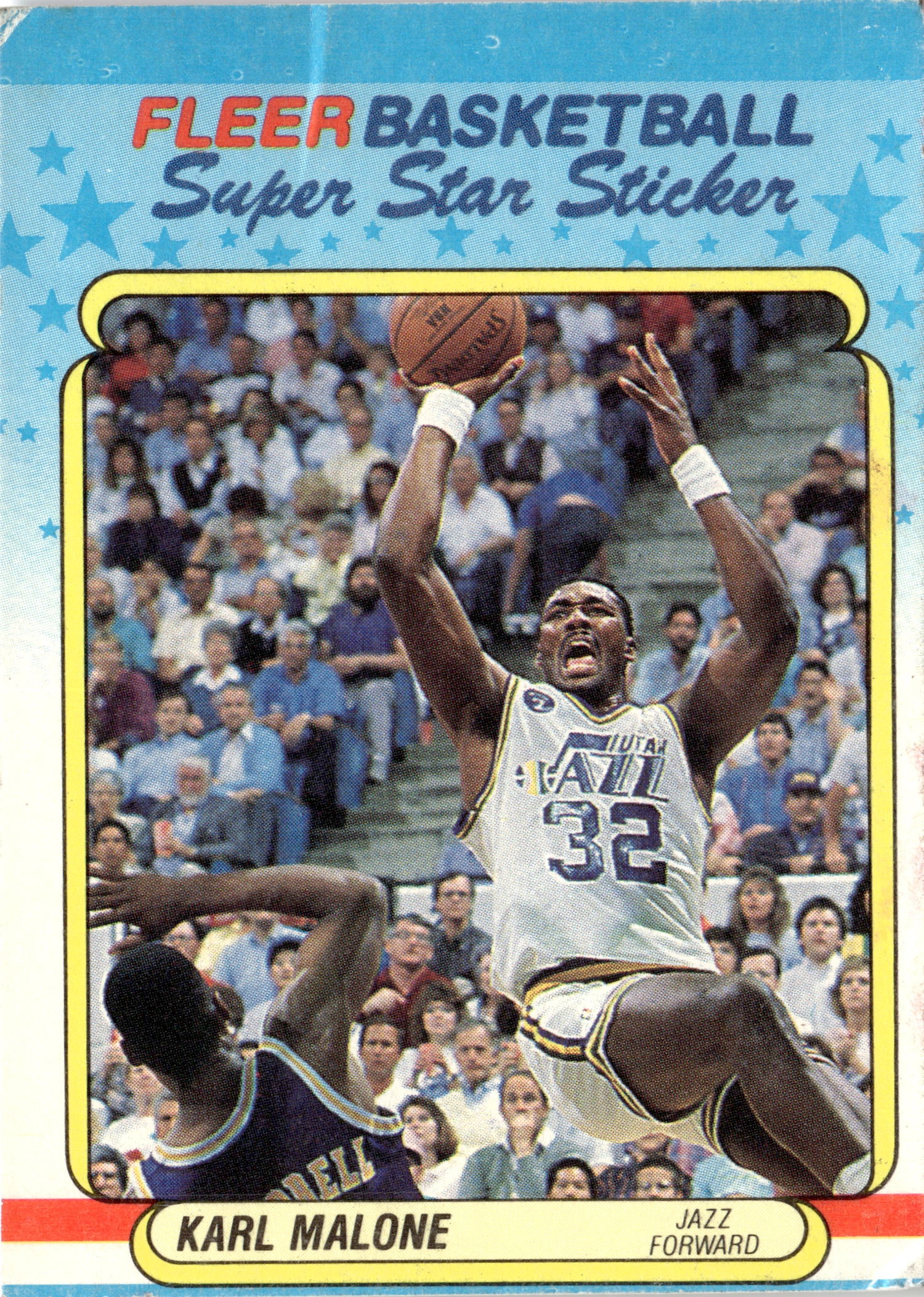 1988 Fleer Karl Malone graded slab