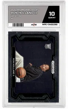2024 PRIZM DRAFT PICKS VARIATION #8 RON HOLLAND II MPE 10 GEM/MT — graded card up for auction