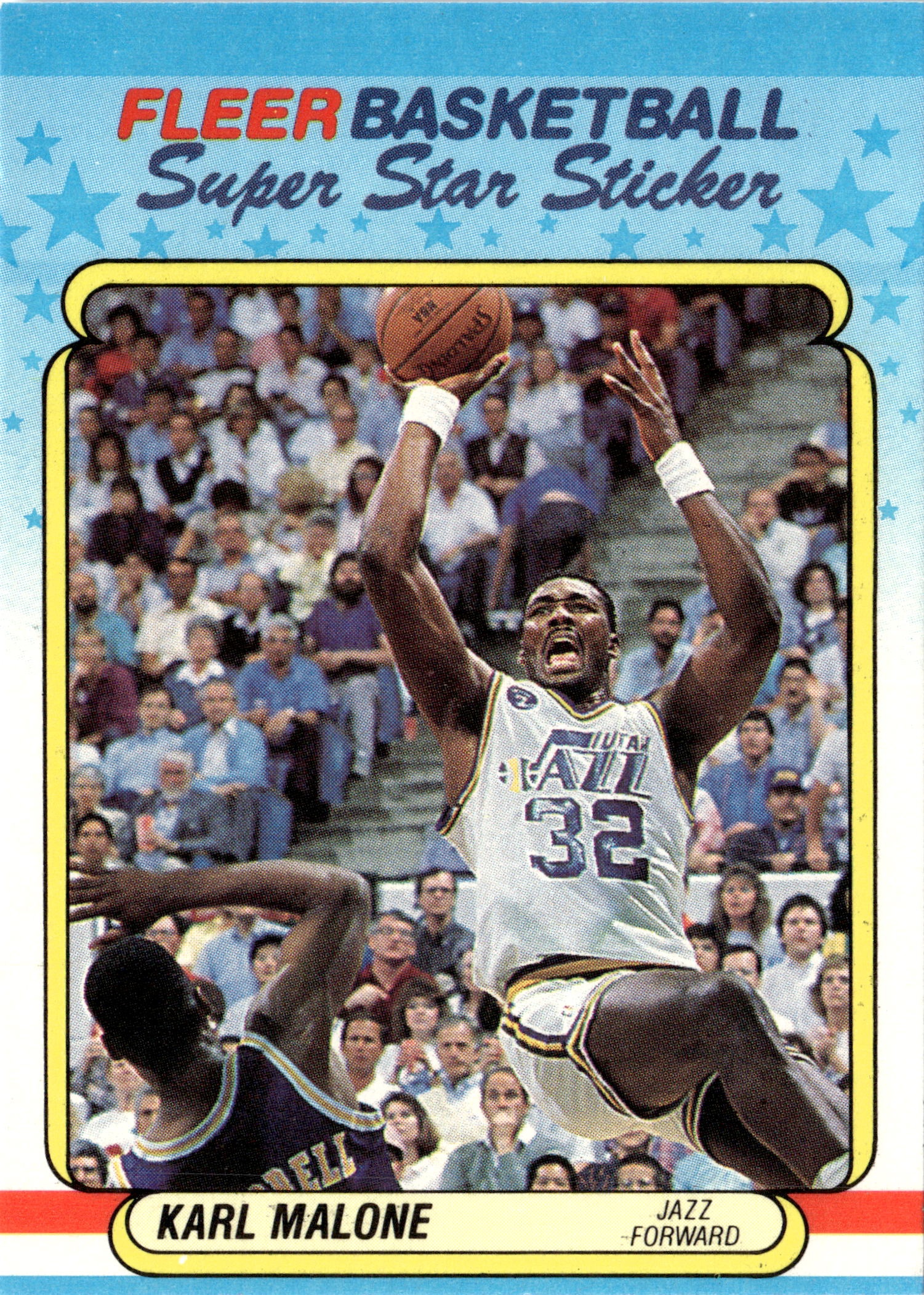 1988 Fleer Karl Malone graded slab