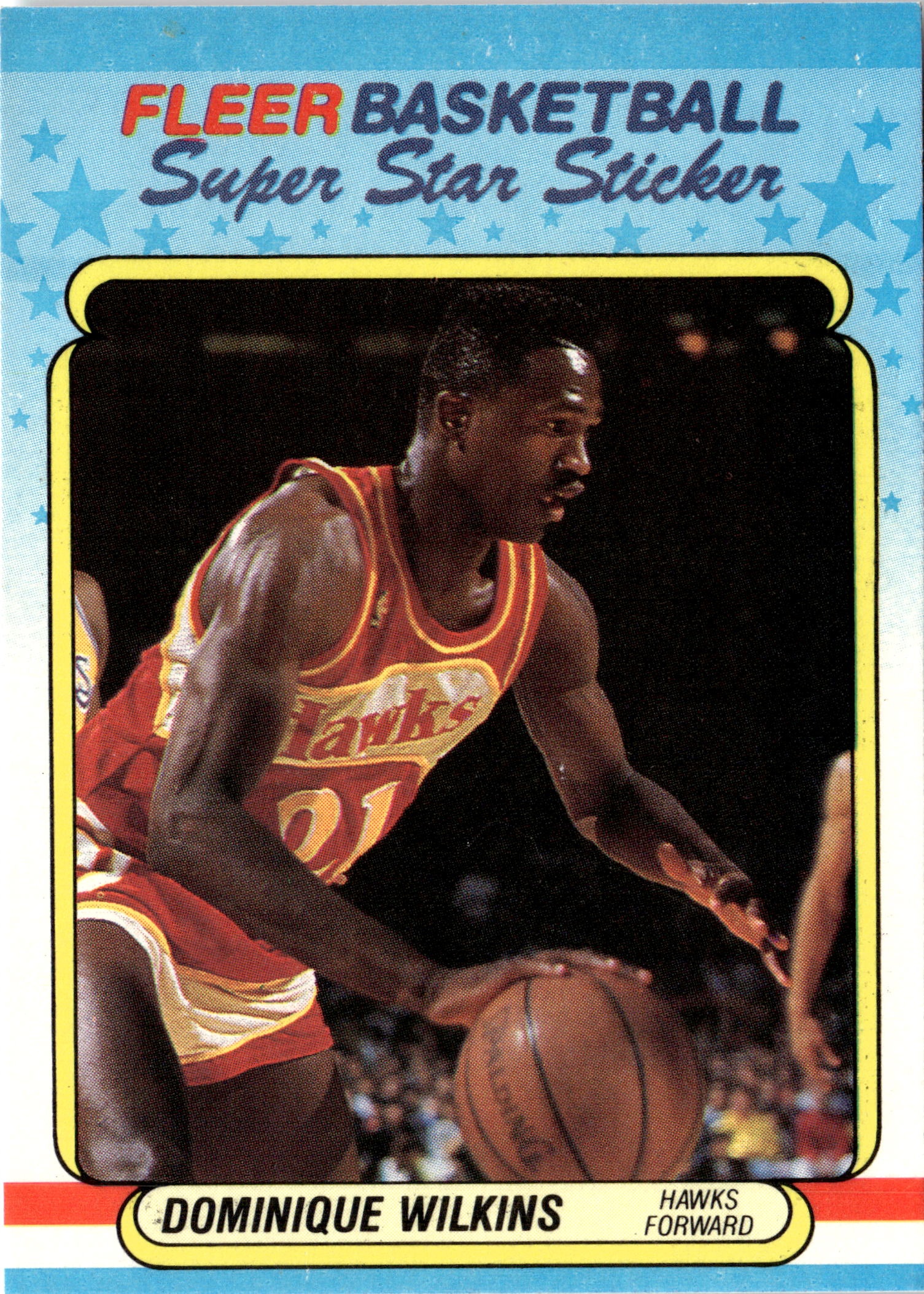 1988 Fleer Dominique Wilkins graded slab