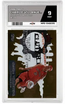 2006 TOPPS CLUTCH CITY PROSPECTS #CSP8 CHARLIE VILLANUEVA MPE 9 MINT — graded card up for auction