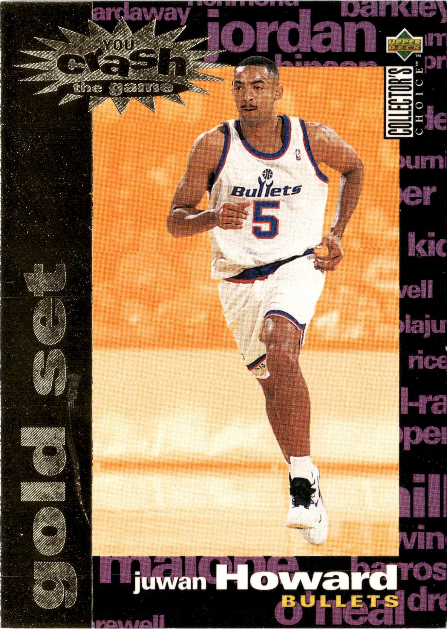 1995 Collector'S Choice Juwan Howard graded slab