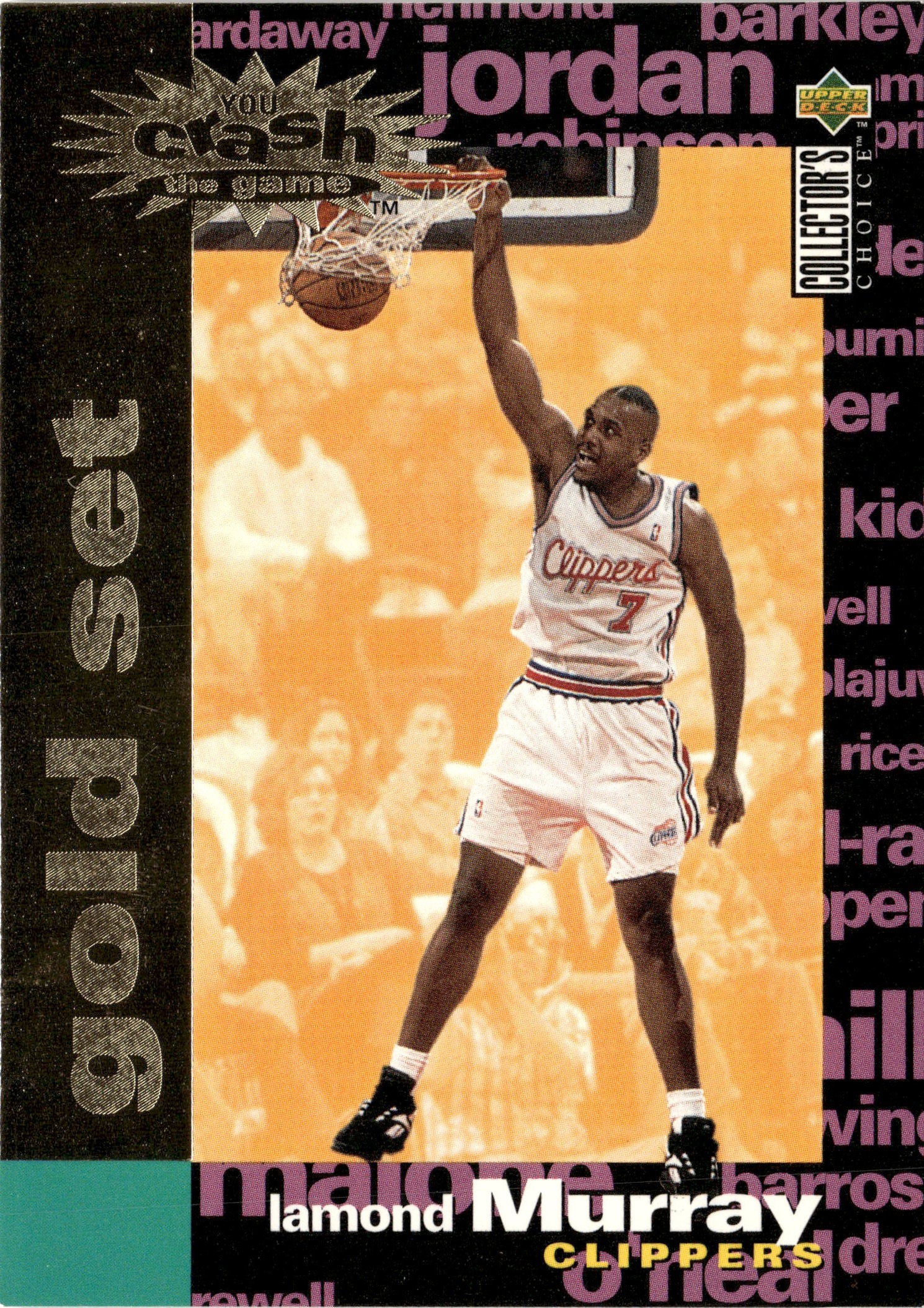 1995 Collector'S Choice Lamond Murray graded slab