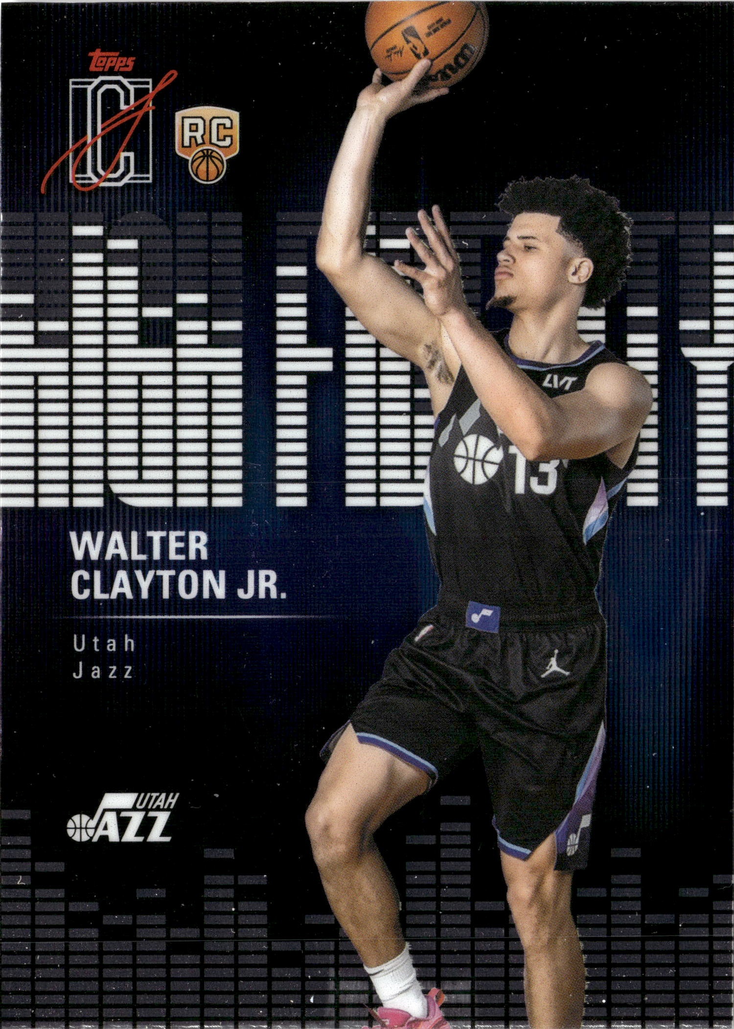 2026 Topps Signature Class Walter Clayton Jr. graded slab