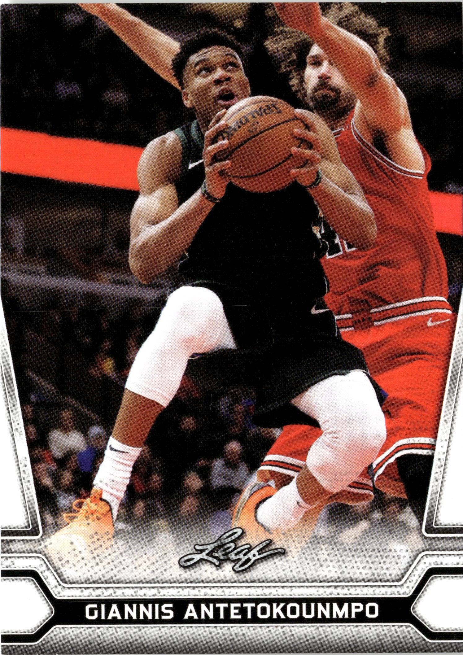2021 Leaf Giannis Antetokounmpo graded slab