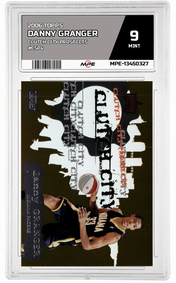 2006 TOPPS CLUTCH CITY PROSPECTS #CSP4 DANNY GRANGER MPE 9 MINT — graded card auctioned from the MPE vault