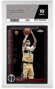 2026 TOPPS CHROME UPDATE #171 WILL RILEY MPE 10 GEM/MT — graded card up for auction
