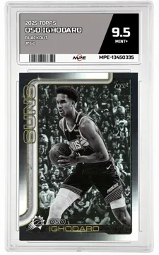 2025 TOPPS Blackout #160 OSO IGHODARO MPE 9.5 MINT+ — graded card up for auction
